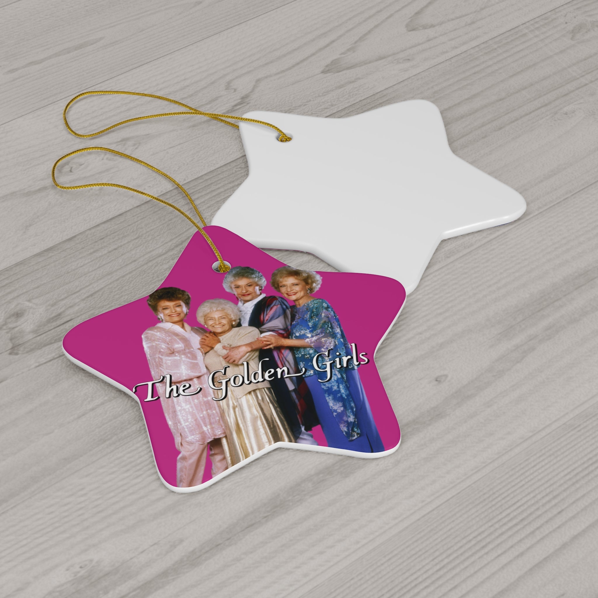 The Golden Girls 80's TV Show- Ceramic Ornament, 4 Shapes - Creations by Chris and Carlos